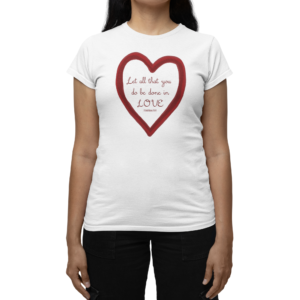 Special Edition LOVE women’s t-shirt white