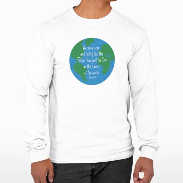 Savior of the World Men's Long Sleeve T-Shirt - Image 3