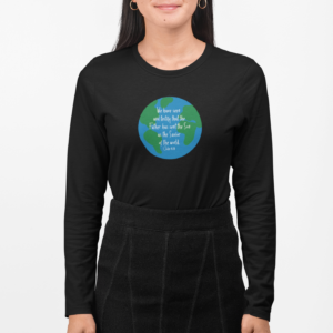 Savior of the World Women's Long Sleeve T-Shirt black