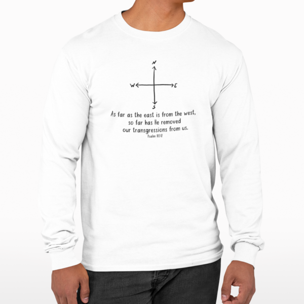 East to West Men's Long Sleeve T-Shirt - Image 3