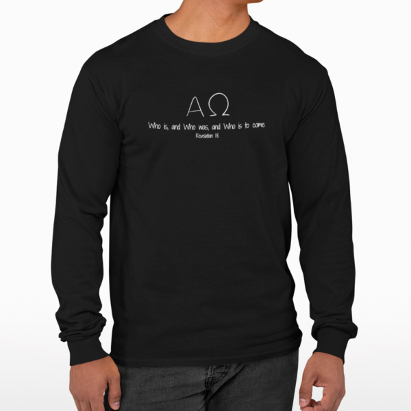 Alpha & Omega Men’s Long Sleeve T-Shirt black