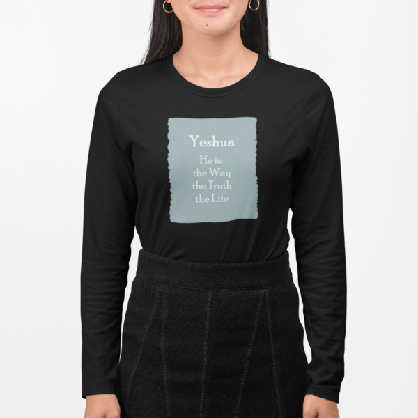 Way, Truth, & Life Women's Long Sleeve T-Shirt black
