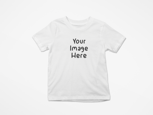 custom designed kid's t-shirt white