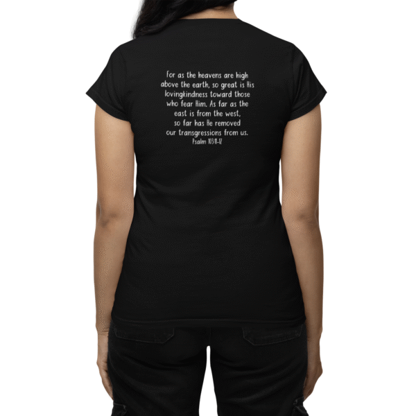 East to West Back Print Women's T-Shirt - Image 3