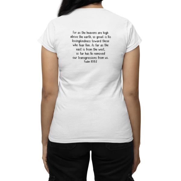 East to West Back Print Women's T-Shirt - Image 5