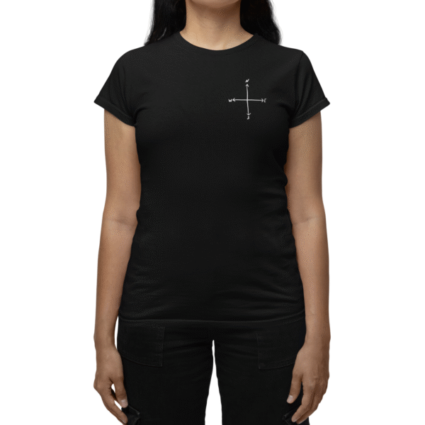 East to West Back Print Women's T-Shirt - Image 2
